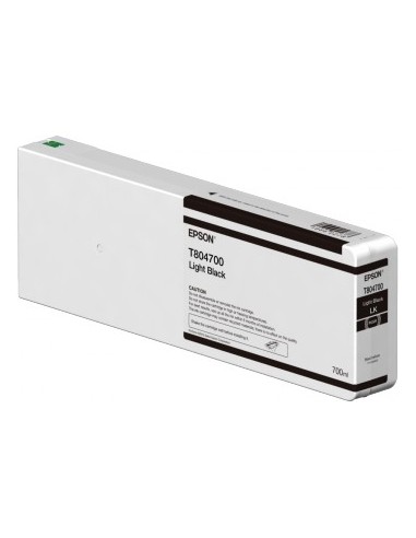 Epson T804700 Black Light UltraChrome HDX 700ml / HD pour Epson P6000 / P7000 / P8000 / P9000