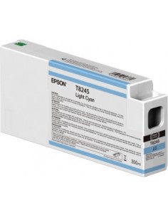 Original Tinten Epson T824500 Light Cyan Ultrachrome HDX / 350ml für Surecolor HD P6000 / P7000 / P8000 / P9000