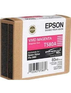 Cartucho Epson T580A00 magenta vivo
